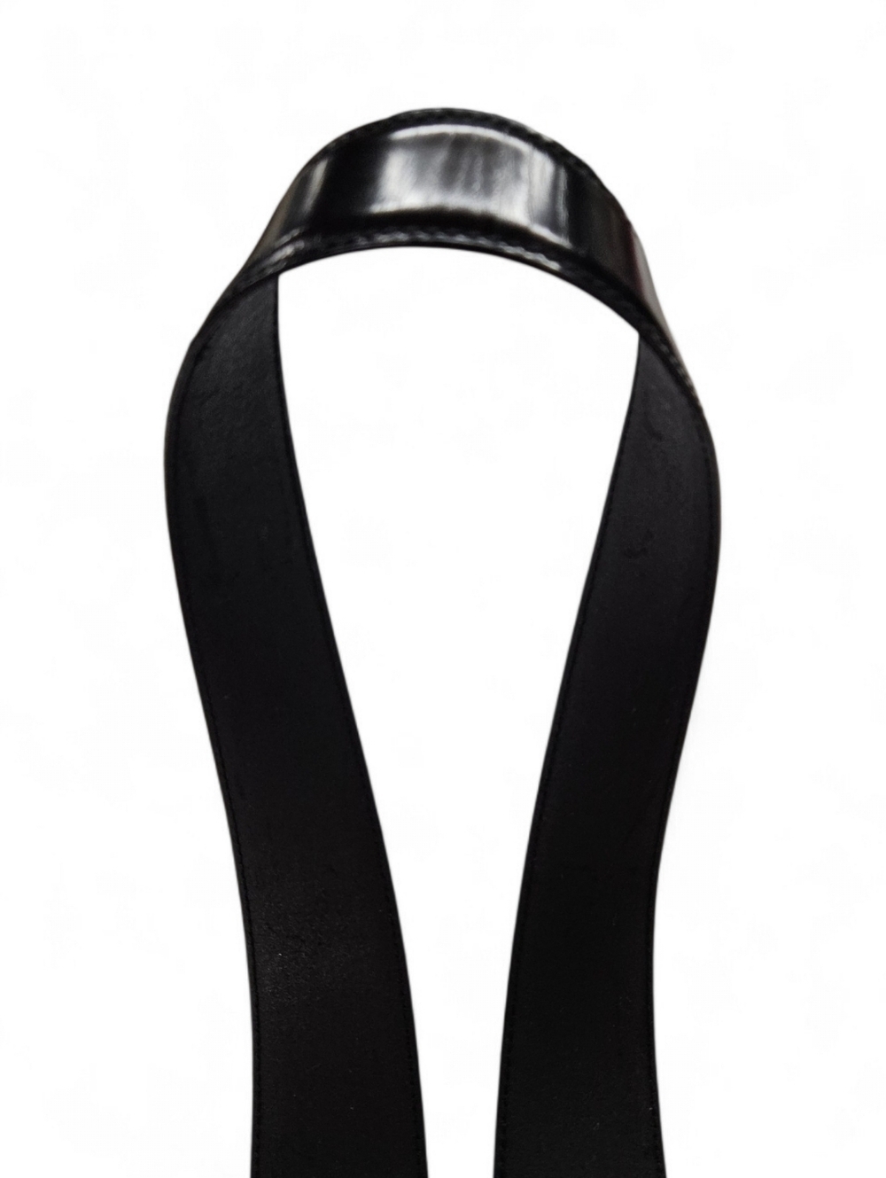 Salvatore Ferragamo Vera Leather Belt In Black Leather With Silver Buckle Sz 75 - Picture 7 of 9